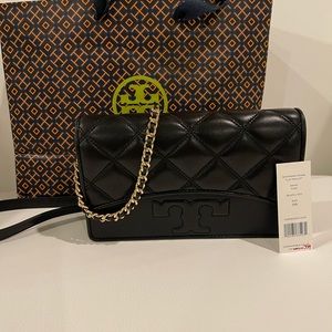 Tory Burch Savannah WOC Flat Wallet Crossbody